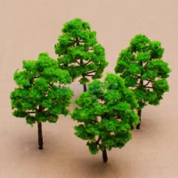 1/150 Scale Model Tree Train Set Plastic Trunks Scenery Landscape HO N - 10PCS