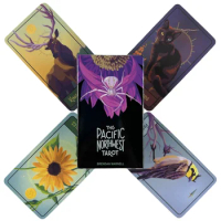 The Pacific Northwest Tarot Cards Of Spider A 78 Deck Oracle English Visions Divination Edition Borad Playing Games