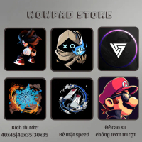 Lót chuột, Pad chuột size vừa chuyên Game FPS , bề mặt speed chuẩn từng click, đế chống trượt