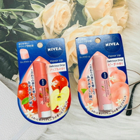 日本 NIVEA 清新水滴潤唇膏 3.5g 蘋果香/蜜桃香 兩種風味供選｜全店$199免運