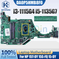 DA0P5HMB8F0 For HP 15T-DY 15S-FQ 15-DY Notebook Mainboard i3-1115G4 i5-1135G7 Laptop Motherboard Full Tested
