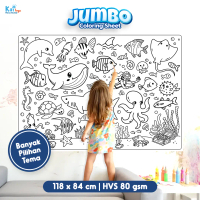 Jumbo Coloring Sheet / Doodle Raksasa / Giant Coloring Poster / Mainan Anak Kertas Mewarnai Raksasa