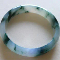 Women Natural Jade Bangle High Ice Grade A Myanmar Jadeite With Certificate Floating Flower Burma Jades Bangles Stone Bracelets