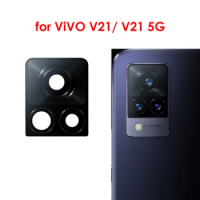1Pcs Rear Back Camera Glass Lens Replacement For Vivo V21 /V21 5G /V2066 V2108 V2050 With Adhesive Sticker