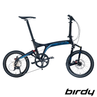 Birdy (Ⅲ) R20高階競速版 11速20吋前後避震折疊腳踏車/鳥車-銀河黑藍