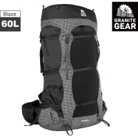 Granite Gear Blaze 60 登山健行背包 / 黑 / 黑格