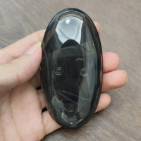 Ốp chìa khóa điều khiển từ xa ô tô trong suốt màu đen dành cho Hyundai Tucson 2025, Santa Fe, MX5, K