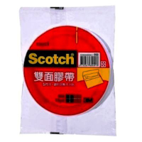 3M Scotch 668雙面膠帶-單入袋裝(6mm x 15 yd)