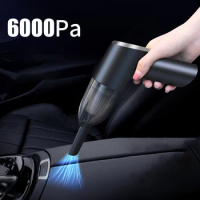 60000Pa Wireless Car Vacuum Cleaner Wet Dry Dual-Use Vacuum Rechargeable Auto Cleaners Car Electrical Appliances