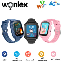 Wonlex Smart-Watch Children 4G GPS Anti-Lost Tracker Whatsapp Android8.1 KT28 Camera Accompany Baby Monitor SOS Kids SmartWatch