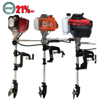 Boat Gasoline Oil Engine 4 Stroke 2HP 4HP Outboard Motor for Boat 2 Stroke 2.2HP 3.5HP Pvc Boat for Motor Air Cooling System