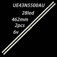 2pcs LED strip for UE43N5500AU UE43N5510 UA43NU7090K UE43NU7105K UA43NU7100 UA43NU7300 BN61-15482A UE40NU7120 UE43N5570