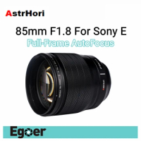 AstrHori 85mm F1.8 Full Frame Auto Focus Lens For Sony E Mount Cameras A7M3 A6500 A6600 A9 A7R4