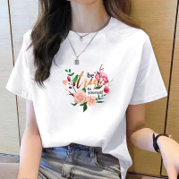Korea clothes women's short sleeve white top T-shirt women's tshirt women top short sleeve t shirts 