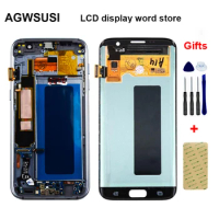 AMOLED For Samsung Galaxy s7 edge G935 G935F LCD Screen Touch Digitizer Sensor Assembly For Samsung Galaxy G935 LCD Replacement