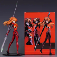 Boxed 40CM 2024 New Anime NEON GENESIS EVANGELION EVA Asuka Langley Soryu combats Figure PVC Model Toys Doll Ornaments Gifts
