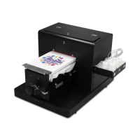 2021 A4 Flatbed Printer A4 DTG Printer for dark and light Multicolor Tshirt Clothes DTG Printing Machine A4