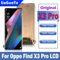 6.7" AMOLED For OPPO Find X3 Pro LCD Screen Display For Find X3 Pro X3Pro CPH2173 PEEM00 Display LCD Touch Screen Assembly Parts
