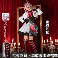 COS-KiKi Anime Vtuber Nijisanji ILUNA Maria Marionette Game Suit Cosplay Costume Gorgeous Lovely Uniform Halloween Party Outfit