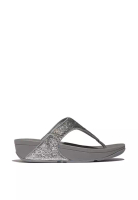 FitFlop FitFlop LULU Crinkled-Shimmer Toe-Post Sandals - Silvereen (E1A-C91)