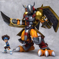 MegaHouse Original: Digimon Adventure WarGreymon &amp; Taichi Yagami PVC Action Figure Anime Model Toys Collection Doll Gift