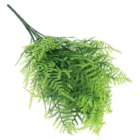 Stems Artificial Asparagus Fern Grass High Quality Shrub Flower Home Office Green Plastic Decorative Plant Table Decors