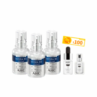 【AHC】瞬效B5微導玻尿酸保濕精華液30ml_3入(B5 玻尿酸 保濕修護 敏感肌 醫美後適用)