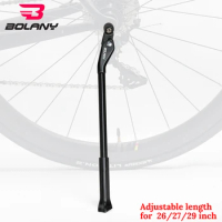 Bolany Bike Kick Stand Lightweight Carbon fiber Adjustable Kick Stand MTB 26 27.5 29 Road Bicycle Prop Side Rear Parking Rack