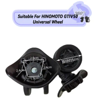 Suitable For HINOMOTO GTIV50 Universal Wheel Replacement Suitcase Smooth Silent Shock Absorbing Wheel Accessories Wheels Casters