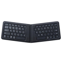 Bluetooth Keyboard Multi-Device Portable Keyboard Bluetooth 5.1 for Tablet Mac, Rechargeable Battery