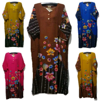 DASTER 5L TANGAN 3/4 LD 150 CM PB 117 CM BATIK SESAWI LABEL COKLAT