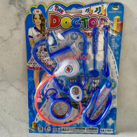 Mainan Dokter Dokteran Anak Mainan Stetoskop Stopwatch Jarum Suntik