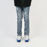 The Don's House Arteesan Denim ST RAGGIES - Celana Panjang Jeans Washing Motif Slim Fit Pria Wanita