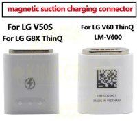 1PCS For LG G8X For LG V50S ThinQ 5G LM-V510N G850 magnetic suction charging connector For LG V60 charging connector adapter