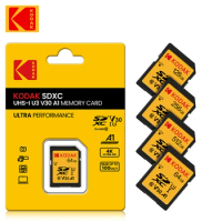Kodak Extreme Pro SD Card 512GB 256GB 128GB 64GB Flash Memory Card SDXC SDHC Card Class 10 UHS-I For Camera