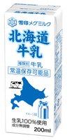 雪印【北海道保久牛乳200ml】 (效期24.06.21)