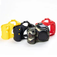 For Canon EOS 5D Mark II III IV 5D2 5D3 5D4 6D Mark II 6D2 7D Mark II 7D2 77D 600 700D Soft Silicone Armor Camera Bag Case Cover