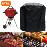 BBQ Cover Waterproof Outdoor Grill Cover Dust Weber Heavy Duty Cover Sunscreen Grill Rain Protective Outdoor Barbecue Cover