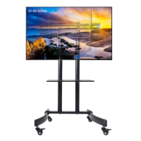 D960 Universal TV Stand/Mobile Trolley/Video Conference Stand/Floor Mobile Trolley/TV Hanger Suitable for 32-65 inch Monitors