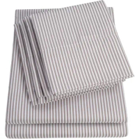 Collection Queen Sheets - 6 Piece 1500 Thread Count Fine Brushed Microfiber Deep Pocket Set - Extra Pillow Cases, Great V