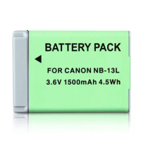 1500mAh NB-13L NB13L NB 13L Camera Battery For Canon G7 X Mark II G7X G5 X G5X G9 X G9X SX620 SX720 USB Battery Charger