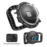 Diving Dome Port 30M Underwater Waterproof Case Housing for GoPro Hero 9 Trigger Dome Cover Lens Accessories