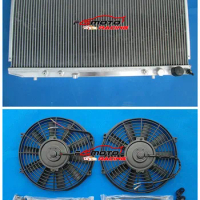 All Aluminum Radiator + Fan Racing for Toyota Celica GT4 ST185 3S-GTE 3SGTE 1990-1994 Manual 94 93 92 91 90