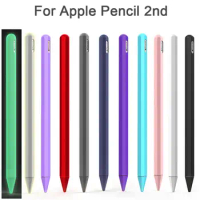 Touch Pen Stylus for Apple Pencil 2nd Silicone Pen Case Dust Proof Thickened Drop-proof Stylus Cover Nib Cover Wrap Tip Holder