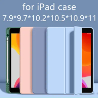 Case For ipad Air 5 Air 4 10.9 2020 Pro 11 10.5 Air 9.7 2018 Mini Smart Cover With Pencil Holder iPad 9 10.2 7th 8th generation
