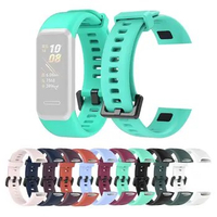 Buckle Sports Wristbands Silicone Strap Soft Wrist Strap Replacement Watch Band For HUAWEI Band 4 ADS-B29 Honor Band 5i ADS-B19