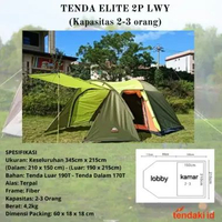 SKY - Tenda Tendaki Borneo 4 | Moluccas 4 | Tenda Compass 4P Kapasitas 4 orangTendaki Borneo 4 Doubl