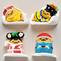 Sanrio Gudetama Chinese Imperial Costume Series Cute Twist Egg Blind Box Cartoon Action Figures Collectable Doll Toy Kids Gifts