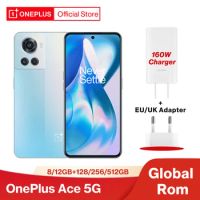 Global Rom OnePlus Ace 5G MTK Dimensity 8100 MAX 8GB 128GB 150W Fast Charging 120Hz OLED 10R Android Cellphone