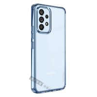 CITY晶鑽彩盾 三星 Samsung Galaxy A53 5G 抗發黃透明殼 氣囊軍規防摔殻 手機殼(遠峰藍)